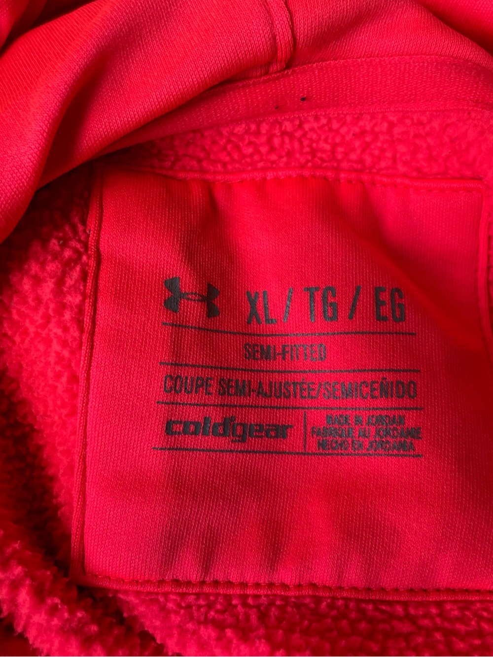 Under Armour Women's Hot Pink Pullover Hoodie Coldgear - Picture 5 of 5